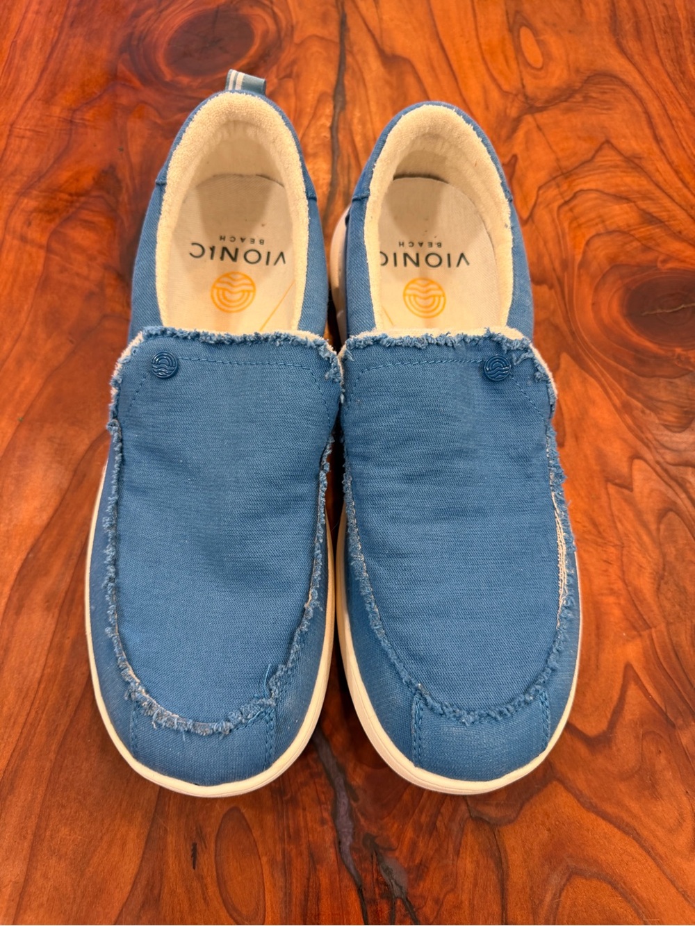Vionic Beach Seaview Casual Men’s Slip On Sneakers-Sustainable Shoes Size 8.5